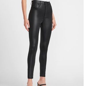 Express faux leather leggings